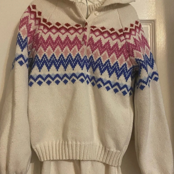 Janie and Jack Fair Isle Turtleneck Sweater Outfit - Picture 5 of 9